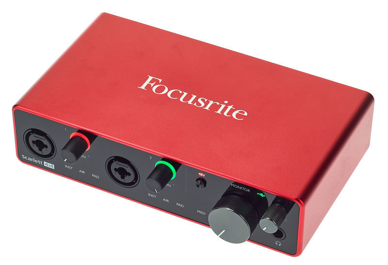 Focusrite Scarlett 4i4 3rd Gen - cual interfaz de audio comprar
